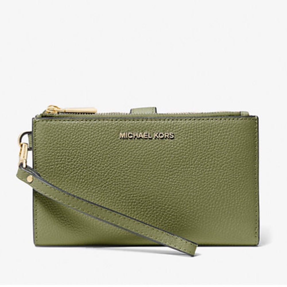 Michael kors smartphone wristlet Adele Leather Smartphone Wallet